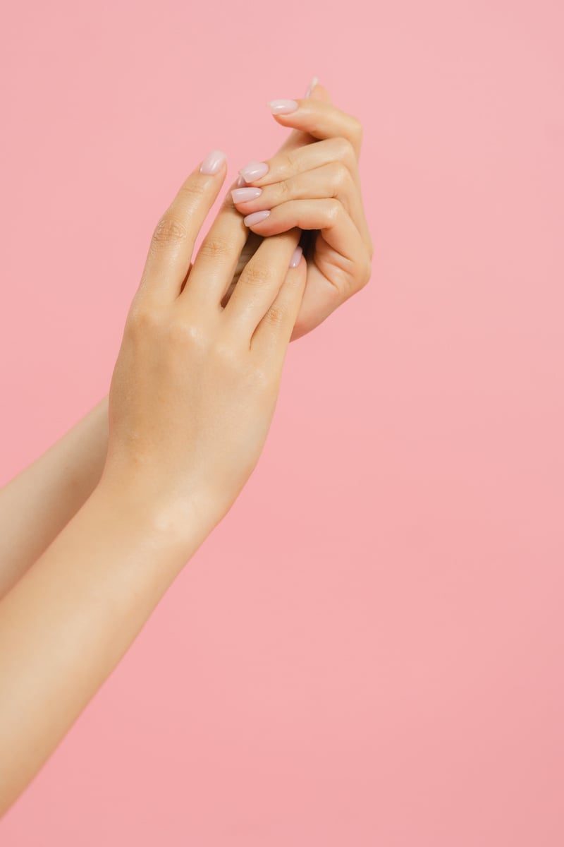 Hands with Manicured Nails